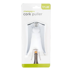 True Dual-Lever Stainless Steel Spring Hinge Cork Remover for Champagne