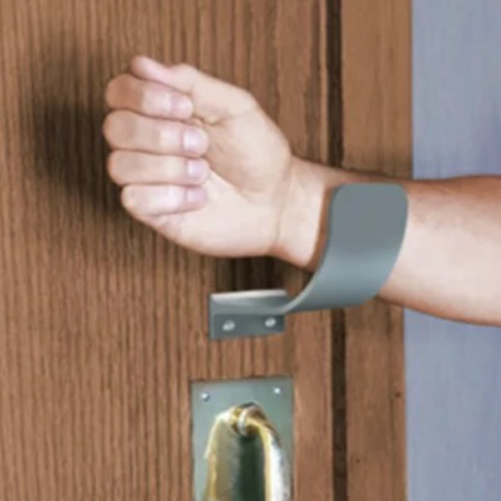 Duck Hands-Free Aluminum Arm-Operated Door Pull - Hardware Included