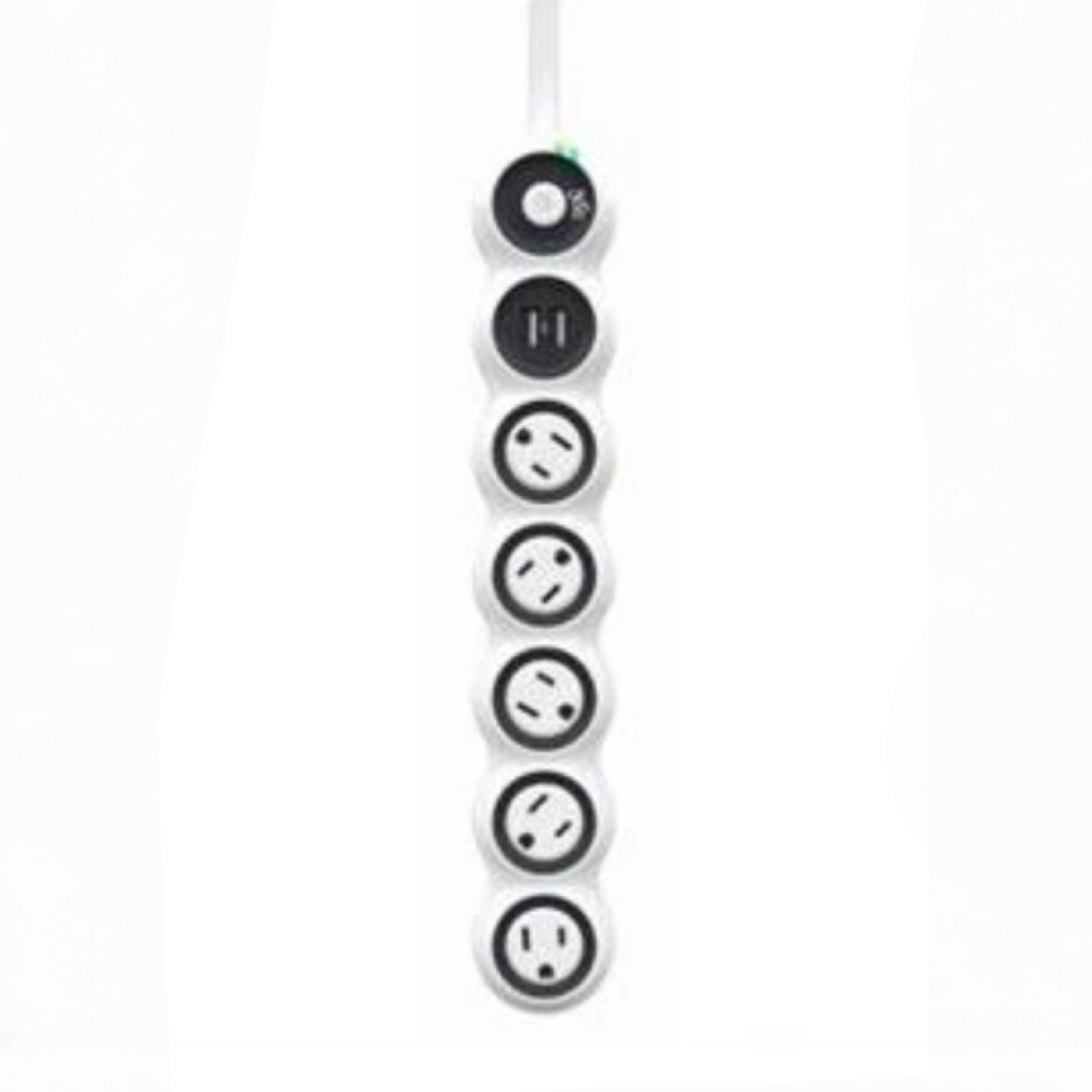 360 PowerCurve Surge Protector w/ 5 Rotating Outlets & More - 15ft Cord