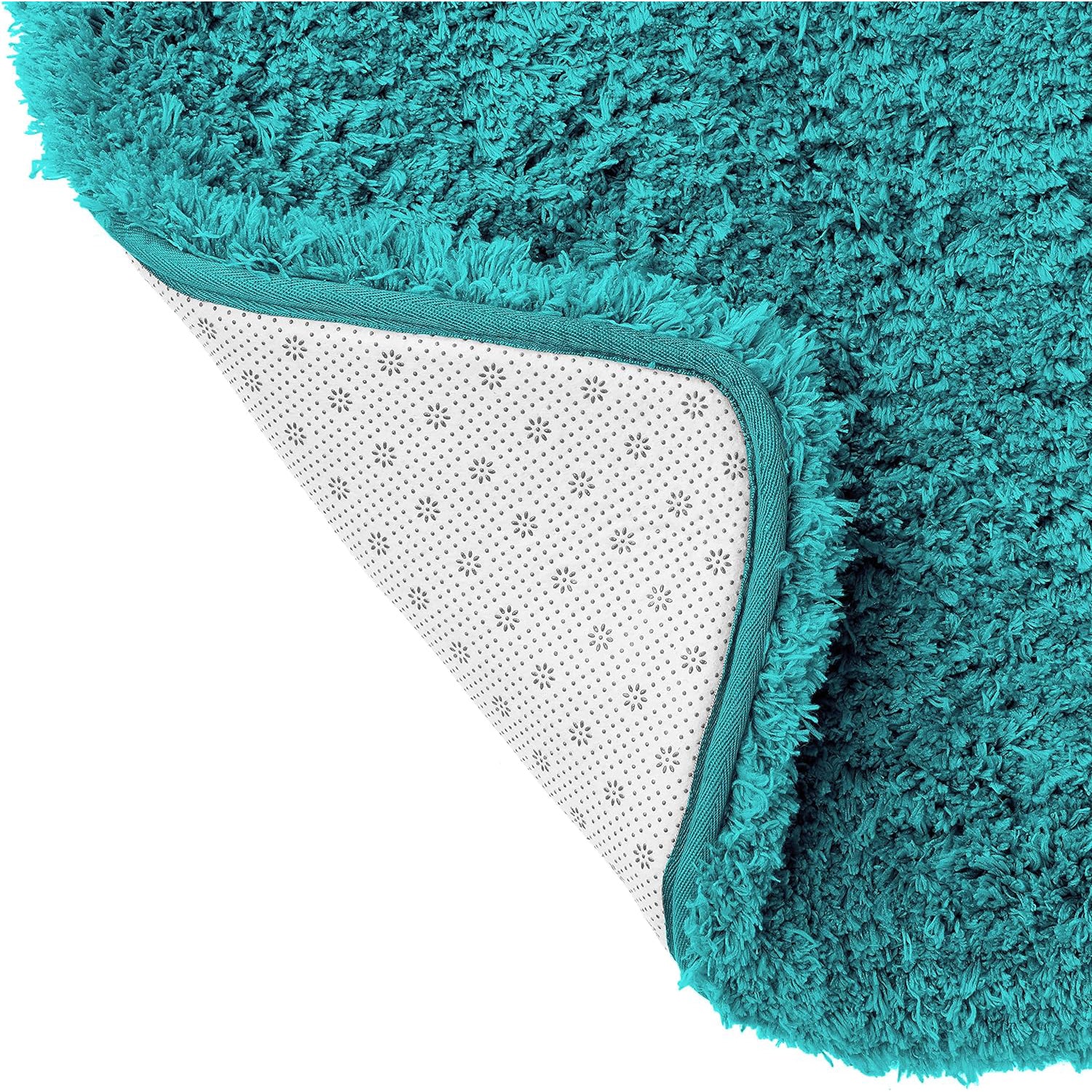  Genteele Non-Slip Memory Foam Shaggy Bathroom Mat