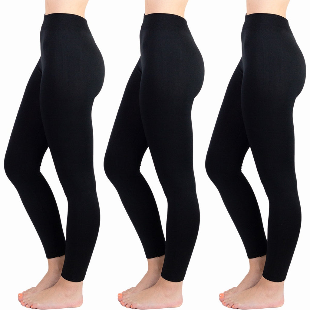 Women's High Waist Cotton Leggings Yoga Pants Gym Tummy Control wear Sizes  8-30