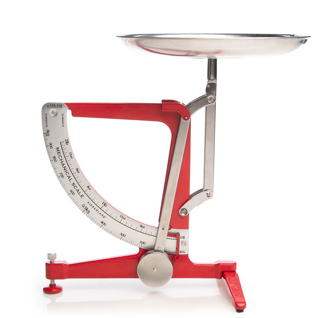 Kitchen Scales, Analog, Stainless Steel, Removable Bowl