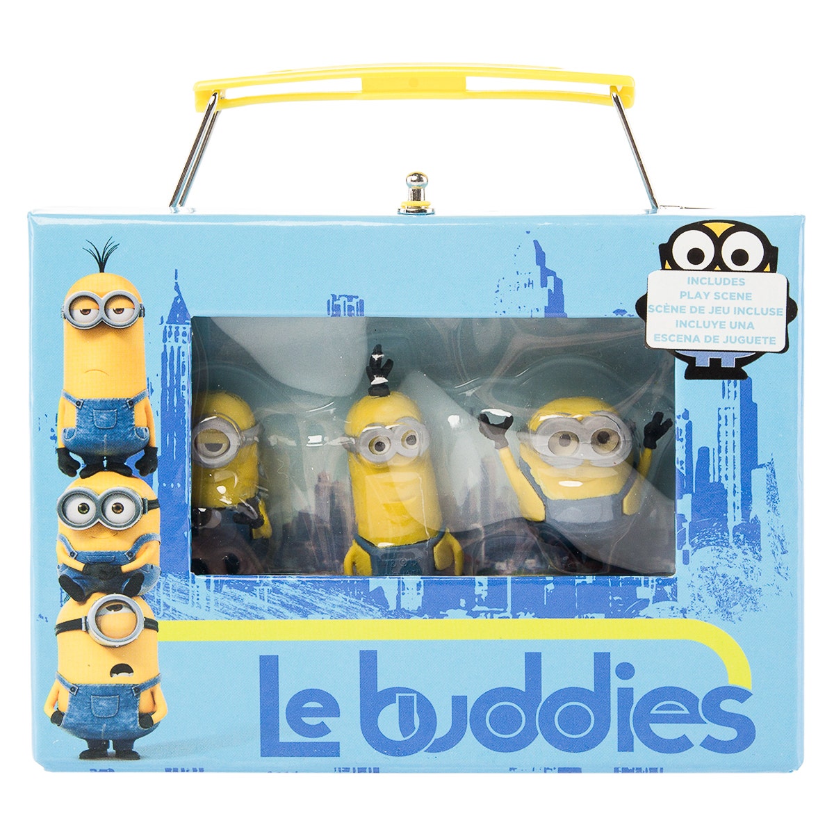 DESPICABLE ME MINIONS Tin Metal Lunch Box Kids Boys Carry All Toy Gift Tote  Bag