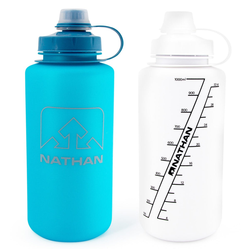 Nathan BigShot BPA Free Gray Plastic Water Bottle, 1 - Harris Teeter