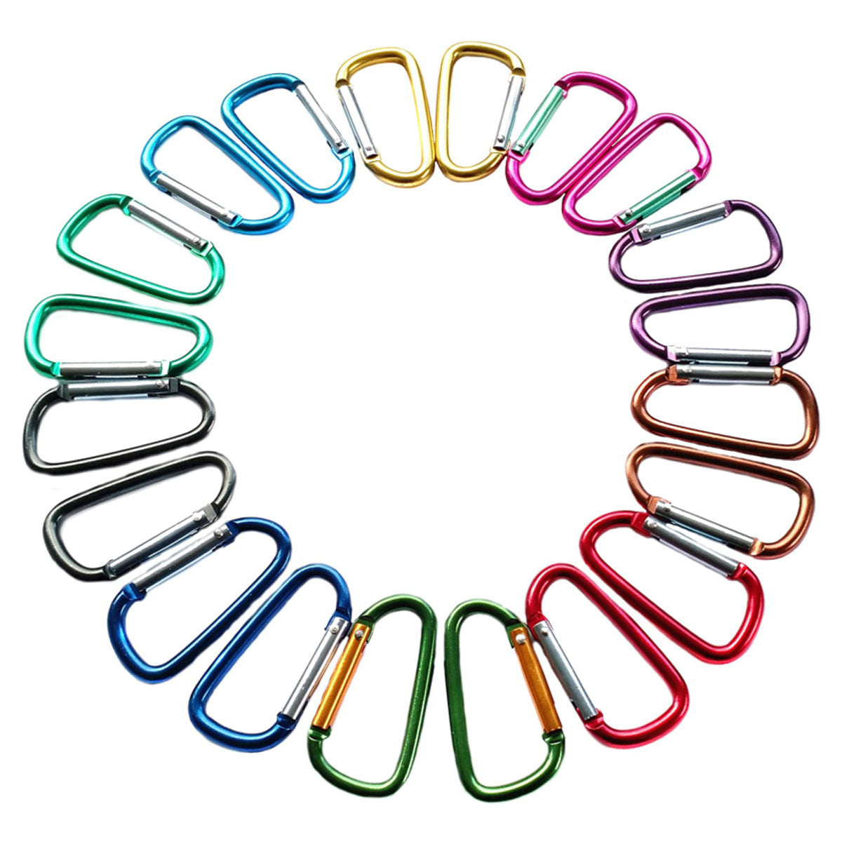 2.25 Carabiner Keychain, Small Carabiner Clip In Many Colors