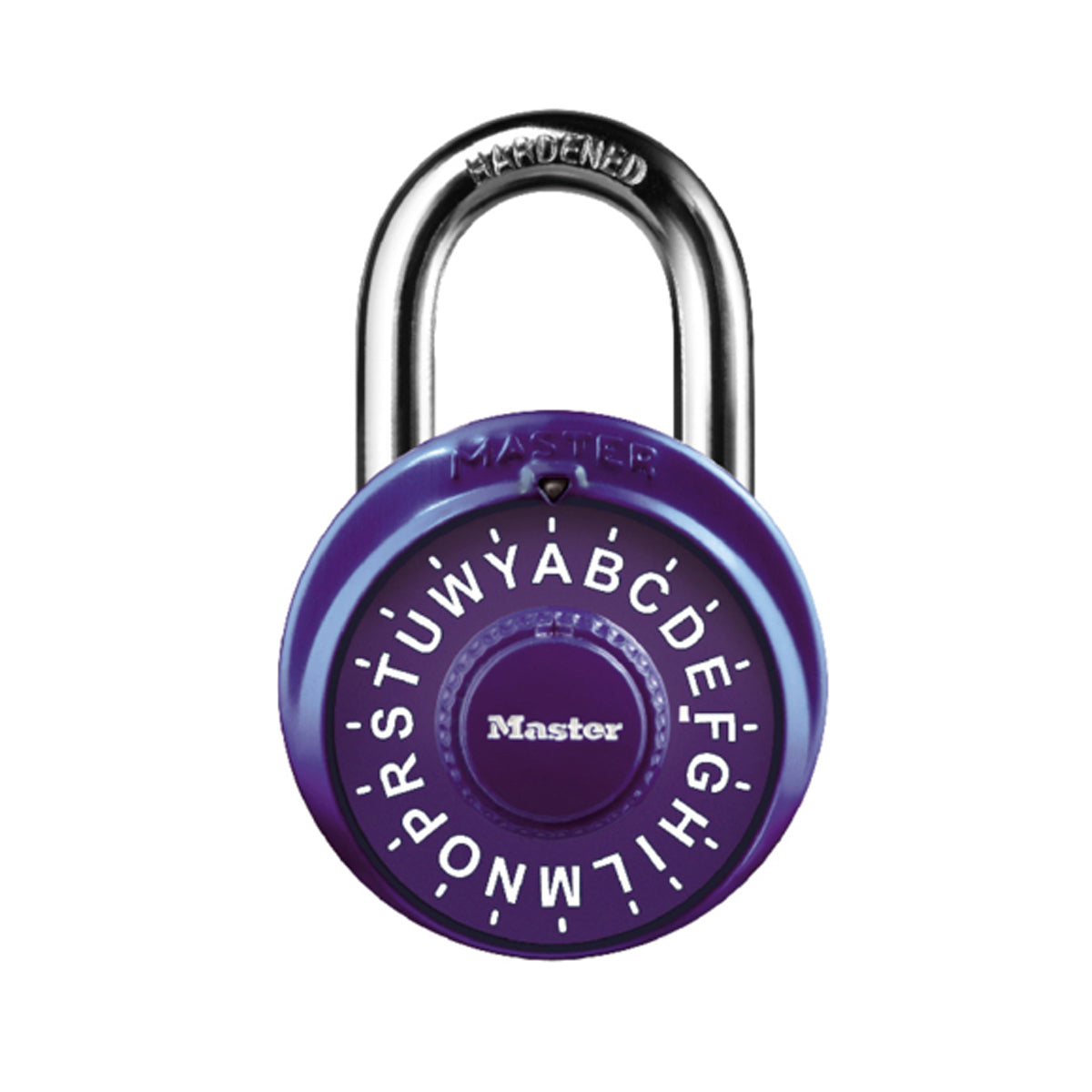 Master Lock Dial Combination Padlock, Purple